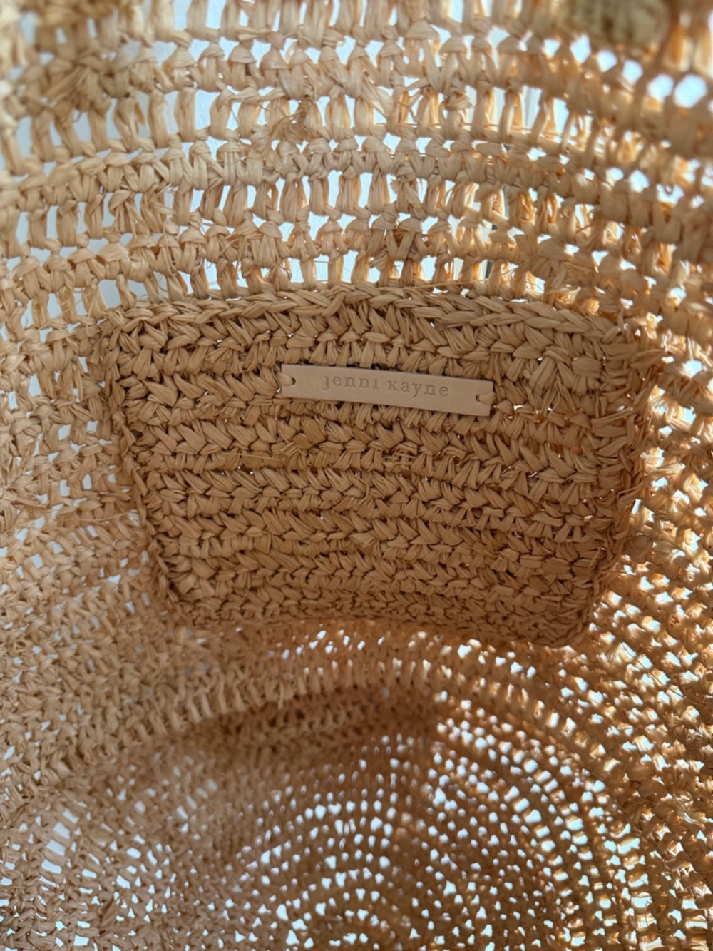 Jenni Kayne Natural Woven Straw Tote - Picture 4 of 4